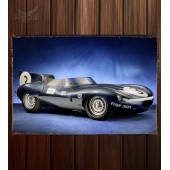 Металлическая табличка Jaguar D-Type 333